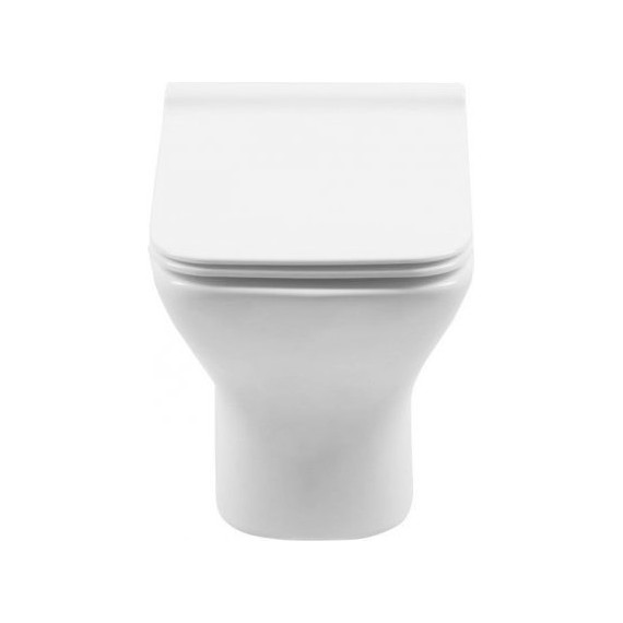 Унитаз подвесной Aquanet Rimless Cube-W CL-12248D 210761 с тонкой крышкой микролифт - фото 3