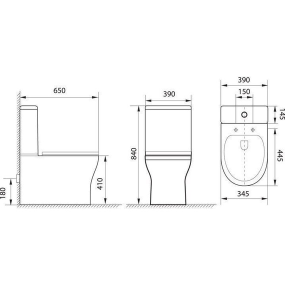 Унитаз-компакт безободковый Aquanet Rimless Roll-C CL-12249B 210764 с тонкой крышкой микролифт - фото 5