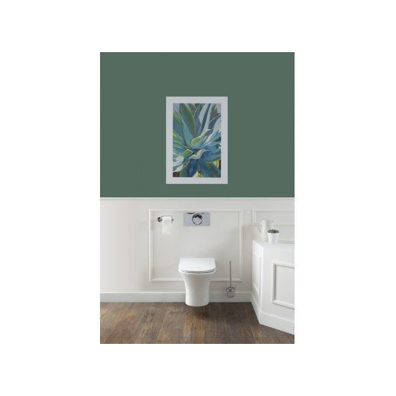 Унитаз подвесной Aquanet Rimless Roll-W CL-12249D 210766 с тонкой крышкой микролифт - фото 10