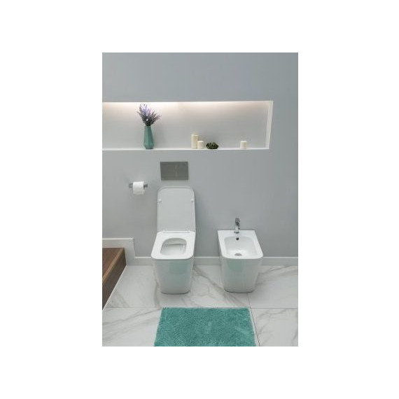 Унитаз приставной безободковый Aquanet Rimless Tavr 2.0 F LX-1908 243544 с тонкой крышкой микролифт - фото 6