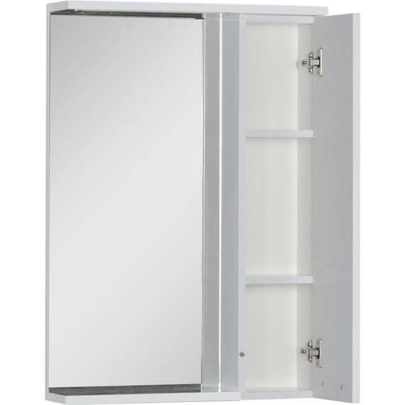 Зеркало-шкаф Aquanet Доминика 60 см 171918 LED, белый - фото 2