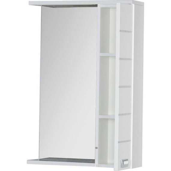 Зеркало-шкаф Aquanet Доминика 60 см 171918 LED, белый - фото 4