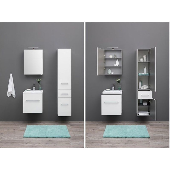 Пенал подвесной Aquanet Порто 35 см 195732, белый - фото, картинка 12 Пенал подвесной Aquanet Порто 35 см 195732, белый - фото 12