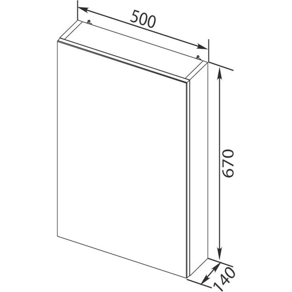 Зеркало-шкаф Aquanet Порто 50 см 195726, белый - фото 13
