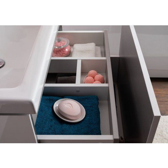 Тумба подвесная с раковиной Aquanet Порто 70 см 241747, белый - фото, картинка 12 Тумба подвесная с раковиной Aquanet Порто 70 см 241747, белый - фото 12