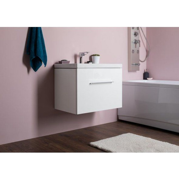 Тумба подвесная с раковиной Aquanet Порто 70 см 241747, белый - фото, картинка 13 Тумба подвесная с раковиной Aquanet Порто 70 см 241747, белый - фото 13