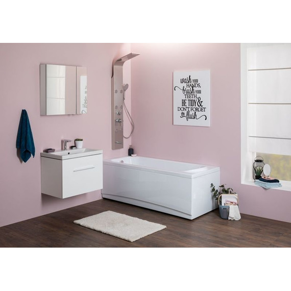 Зеркало-шкаф Aquanet Порто 70 см 241748, белый - фото 9