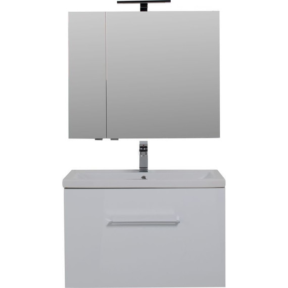 Тумба подвесная с раковиной Aquanet Порто 80 см 195731, белый - фото, картинка 10 Тумба подвесная с раковиной Aquanet Порто 80 см 195731, белый - фото 10