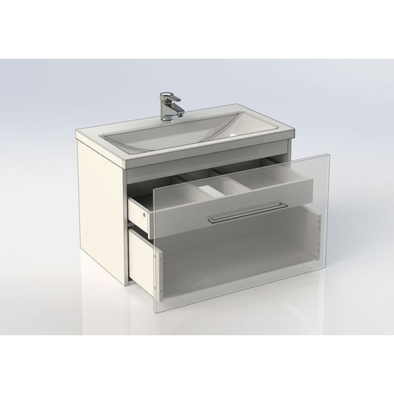 Тумба подвесная с раковиной Aquanet Порто 80 см 195731, белый - фото, картинка 11 Тумба подвесная с раковиной Aquanet Порто 80 см 195731, белый - фото 11