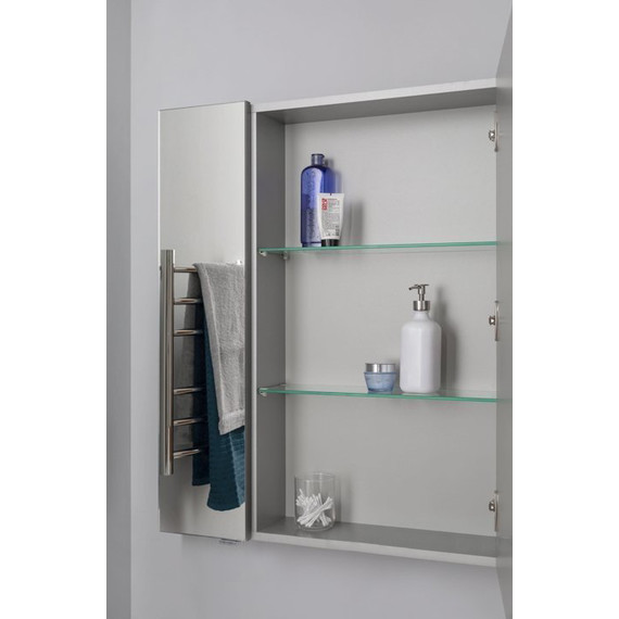 Зеркало-шкаф Aquanet Алвита 100 см 240113, серый антрацит - фото, картинка 3 Зеркало-шкаф Aquanet Алвита 100 см 240113, серый антрацит - фото 3