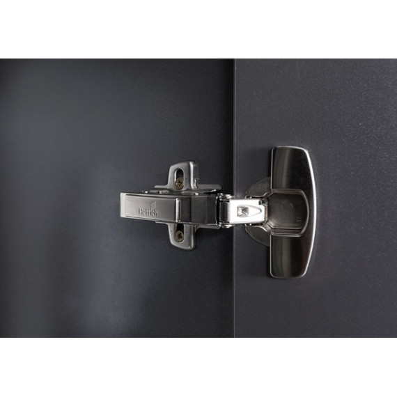 Пенал подвесной Aquanet Алвита 35 см 240197, серый антрацит - фото 10