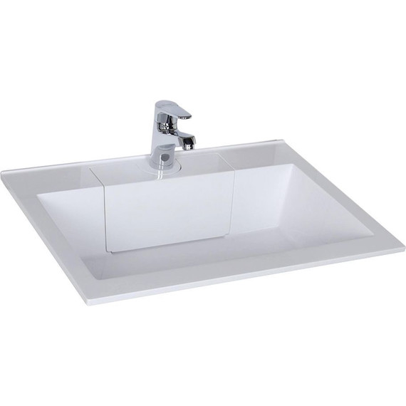 Тумба подвесная с раковиной Aquanet Алвита 90 см 235340, белый, Цвет фасада: белый - фото 7