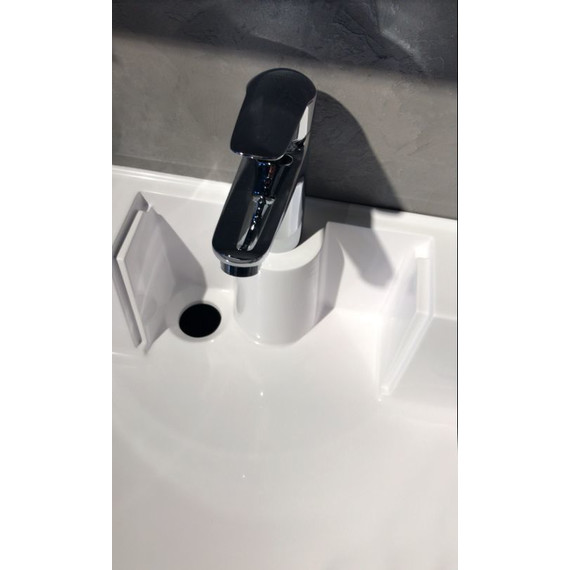 Тумба подвесная с раковиной Aquanet Алвита 90 см 240111, серый антрацит, Цвет фасада: серый - фото, картинка 11 Тумба подвесная с раковиной Aquanet Алвита 90 см 240111, серый антрацит, Цвет фасада: серый - фото 11