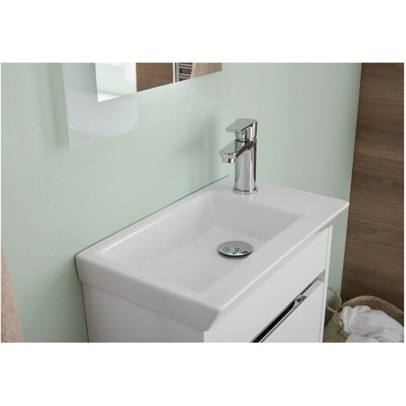 Тумба подвесная с раковиной Aquanet Дувр 45 см 182607, белый - фото, картинка 8 Тумба подвесная с раковиной Aquanet Дувр 45 см 182607, белый - фото 8