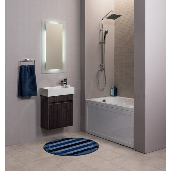 Тумба подвесная с раковиной Aquanet Лидс 50 см 182744, эвкалипт мистери, Цвет фасада: тёмное дерево - фото, картинка 4 Тумба подвесная с раковиной Aquanet Лидс 50 см 182744, эвкалипт мистери, Цвет фасада: тёмное дерево - фото 4