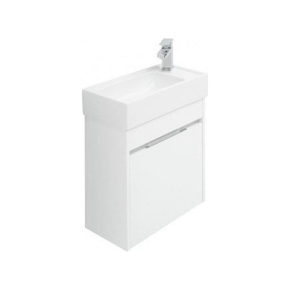 Тумба подвесная с раковиной Aquanet Лидс 50 см 239741, белый, Цвет фасада: белый - фото, картинка 3 Тумба подвесная с раковиной Aquanet Лидс 50 см 239741, белый, Цвет фасада: белый - фото 3