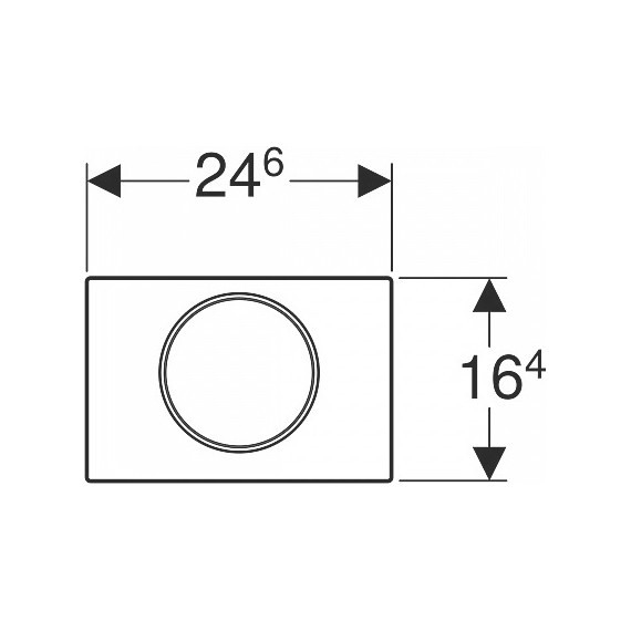 Кнопка смыва Geberit Sigma 10 115.758.JT.5, белый - фото, картинка 2 Кнопка смыва Geberit Sigma 10 115.758.JT.5, белый - фото 2