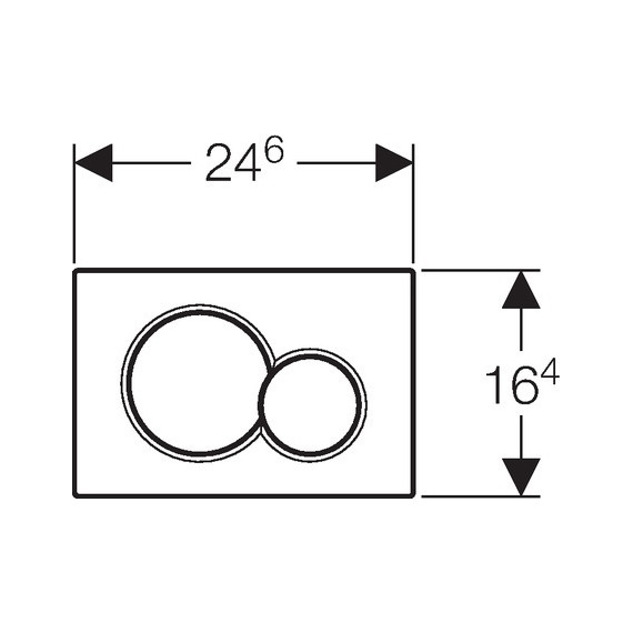 Кнопка смыва Geberit Sigma 01 115.770.21.5 - фото, картинка 2 Кнопка смыва Geberit Sigma 01 115.770.21.5 - фото 2