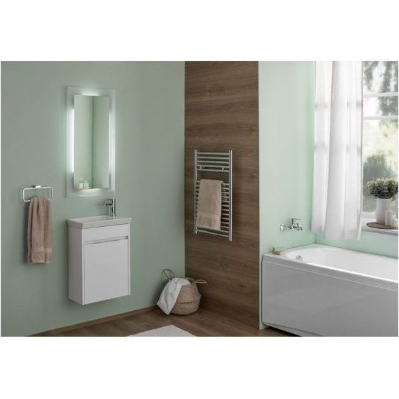 Зеркало Aquanet Нота 45 см 159094, алюминий - фото, картинка 3 Зеркало Aquanet Нота 45 см 159094, алюминий - фото 3