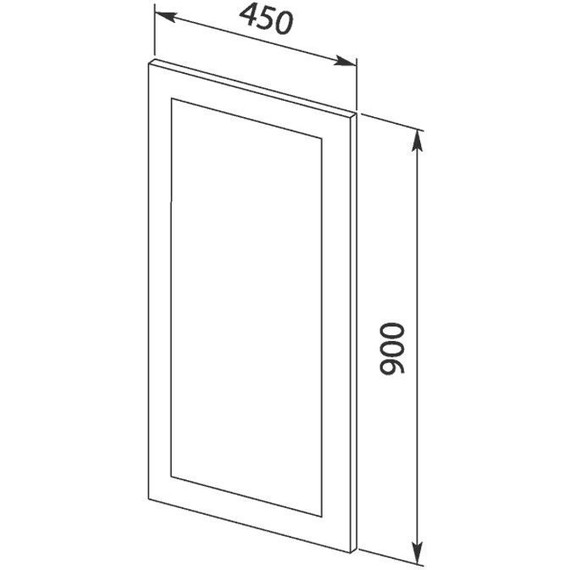 Зеркало Aquanet Нота 45 см 159094, алюминий - фото, картинка 6 Зеркало Aquanet Нота 45 см 159094, алюминий - фото 6