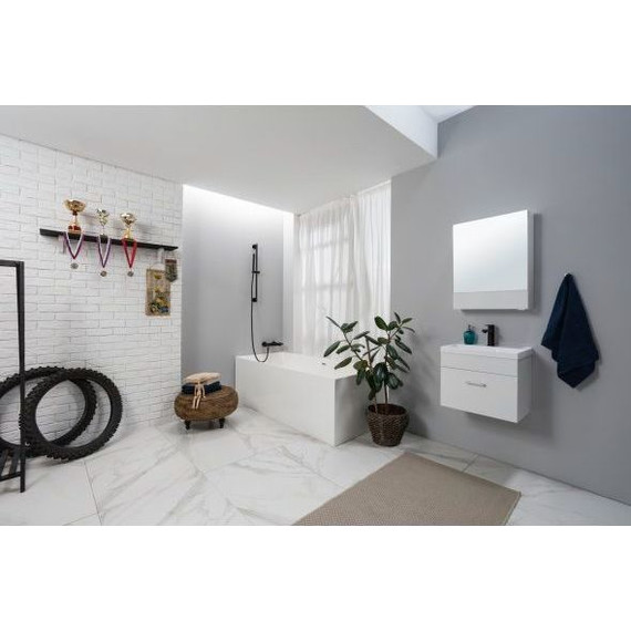 Зеркало-шкаф Aquanet Нота 50 см 175670, белый - фото 7