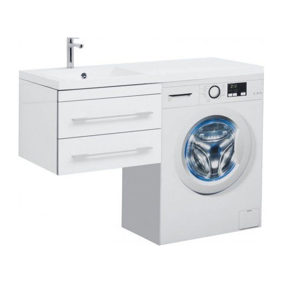 Тумба подвесная с раковиной-столешницей Aquanet Верона 120 см 176667 L, белый - фото 2