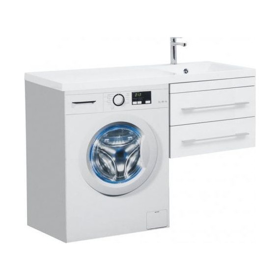 Тумба подвесная с раковиной-столешницей Aquanet Верона 120 см 239568 R, белый - фото 2