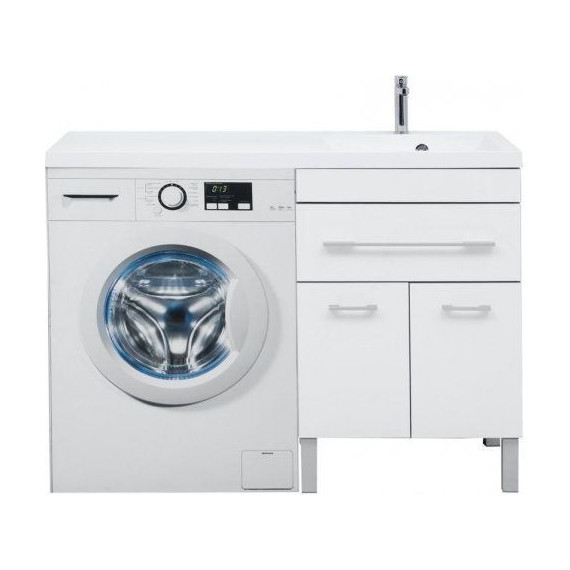 Тумба напольная с раковиной-столешницей Aquanet Верона 120 см 182507 R, белый - фото, картинка 11 Тумба напольная с раковиной-столешницей Aquanet Верона 120 см 182507 R, белый - фото 11