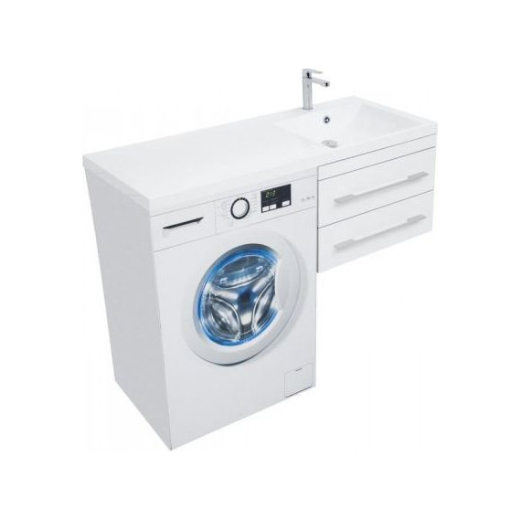 Тумба подвесная с раковиной-столешницей Aquanet Верона 120 см 239568 R, белый - фото 8