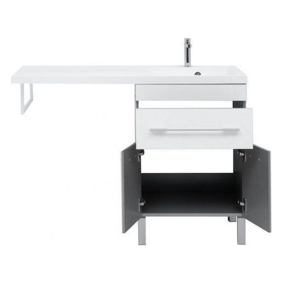 Тумба напольная с раковиной-столешницей Aquanet Верона 120 см 182507 R, белый - фото, картинка 8 Тумба напольная с раковиной-столешницей Aquanet Верона 120 см 182507 R, белый - фото 8