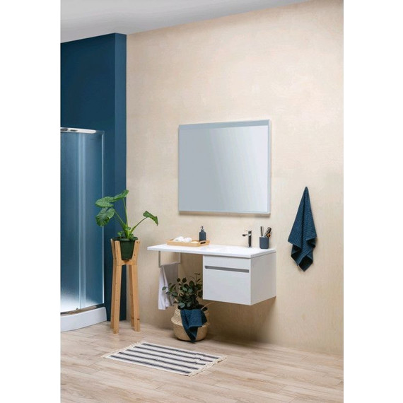 Тумба подвесная с раковиной-столешницей Aquanet Токио 110 см 236915 R, белый - фото, картинка 14 Тумба подвесная с раковиной-столешницей Aquanet Токио 110 см 236915 R, белый - фото 14