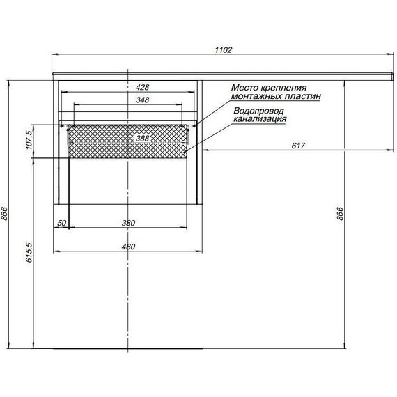 Тумба подвесная с раковиной-столешницей Aquanet Токио 110 см 236915 R, белый - фото, картинка 19 Тумба подвесная с раковиной-столешницей Aquanet Токио 110 см 236915 R, белый - фото 19