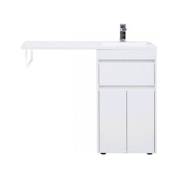 Тумба подвесная с раковиной-столешницей Aquanet Токио 110 см 236915 R, белый - фото, картинка 8 Тумба подвесная с раковиной-столешницей Aquanet Токио 110 см 236915 R, белый - фото 8