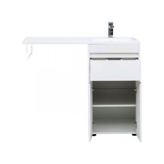 Тумба подвесная с раковиной-столешницей Aquanet Токио 110 см 236915 R, белый - фото, картинка 9 Тумба подвесная с раковиной-столешницей Aquanet Токио 110 см 236915 R, белый - фото 9