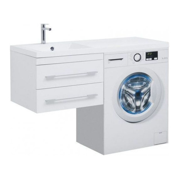 Тумба подвесная с раковиной-столешницей Aquanet Нота 120 см 171483 L, белый - фото 3