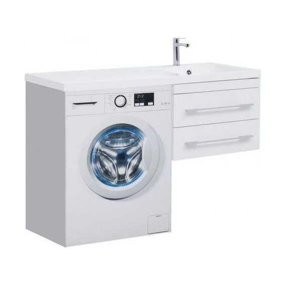 Тумба подвесная с раковиной-столешницей Aquanet Нота 120 см 171483 R, белый - фото 2