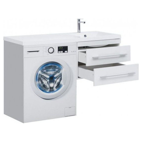 Тумба подвесная с раковиной-столешницей Aquanet Нота 120 см 171483 R, белый - фото 3