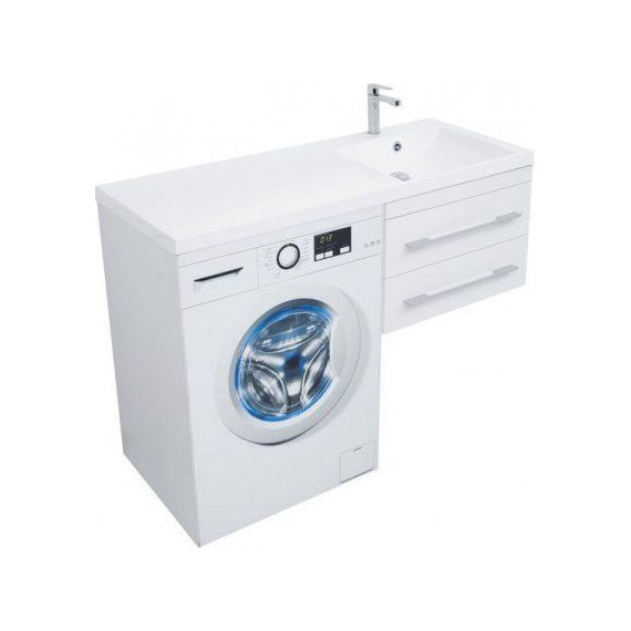 Тумба подвесная с раковиной-столешницей Aquanet Нота 120 см 171483 R, белый - фото 6