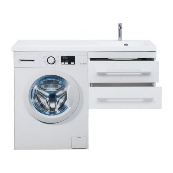 Тумба подвесная с раковиной-столешницей Aquanet Нота 120 см 171483 R, белый - фото 9