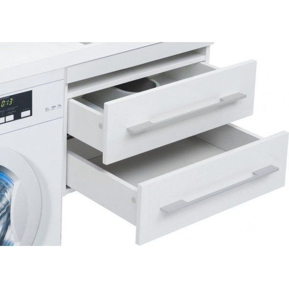 Тумба подвесная с раковиной-столешницей Aquanet Нота 120 см 171483 R, белый - фото 15