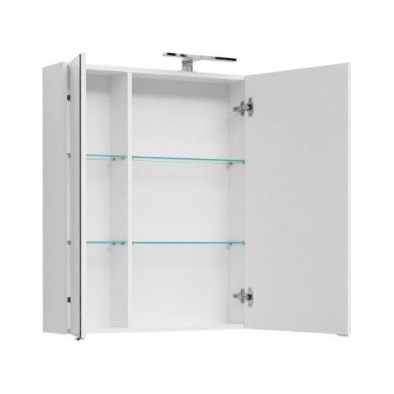 Зеркало-шкаф Aquanet Августа 100 см 210005, белый - фото 2