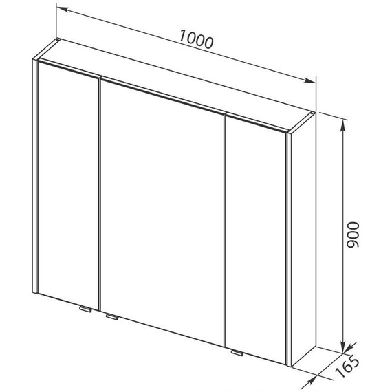 Зеркало-шкаф Aquanet Августа 100 см 210005, белый - фото 5