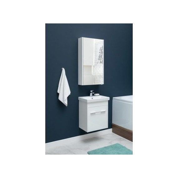 Зеркало-шкаф Aquanet Августа 50 см 210007, белый - фото 7