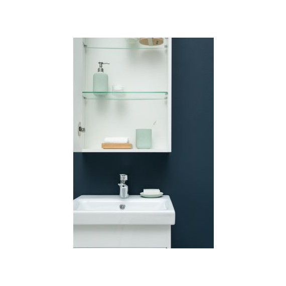 Зеркало-шкаф Aquanet Августа 50 см 210007, белый - фото 9