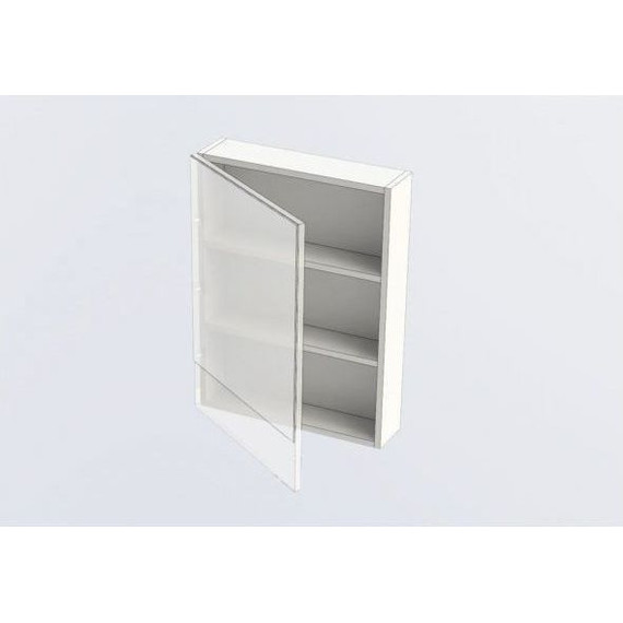 Зеркало-шкаф Aquanet Нота 58 см 165370, белый - фото 3