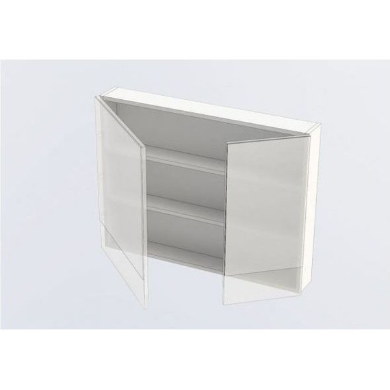 Зеркало-шкаф Aquanet Нота 90 см 165371, белый - фото 4