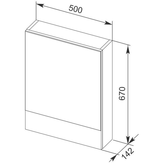 Зеркало-шкаф Aquanet Верона 50 см 207763, белый - фото 7