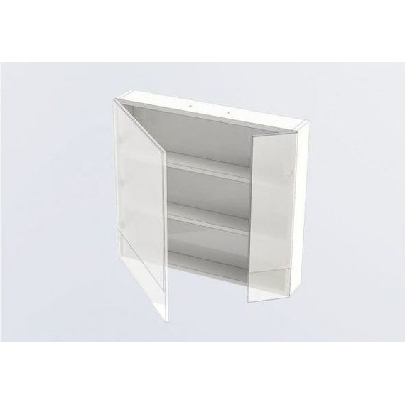 Зеркало-шкаф Aquanet Верона 75 см 175381, белый - фото 6