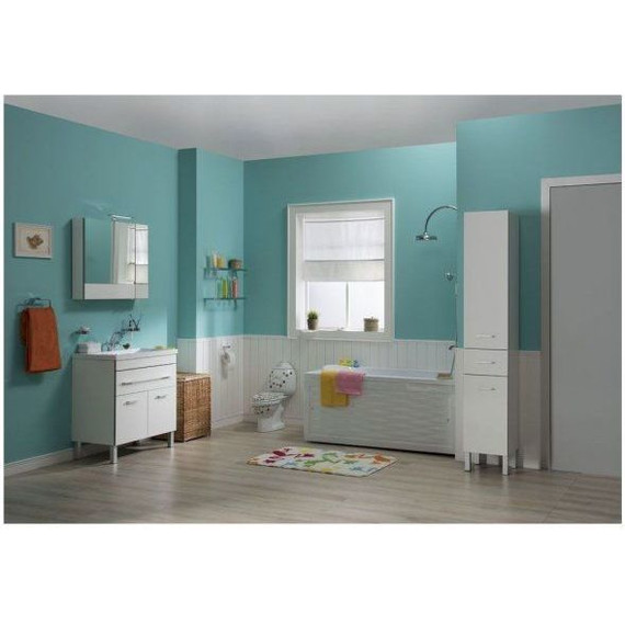 Зеркало-шкаф Aquanet Верона 90 см 172339, белый - фото 4