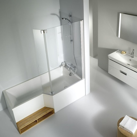 Ванна акриловая Jacob Delafon Bain Douche Neo 170х90 см R E6D002R-00 с ножками, Размер - мм: 1700х900 - фото, картинка 5 Ванна акриловая Jacob Delafon Bain Douche Neo 170х90 см R E6D002R-00 с ножками, Размер - мм: 1700х900 - фото 5